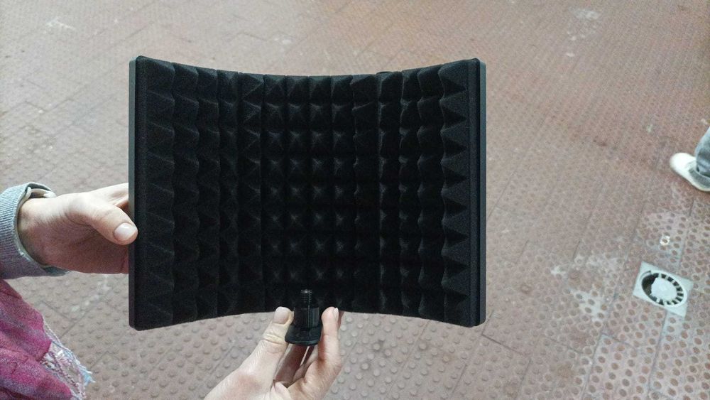 filtro refletor som microfone novo