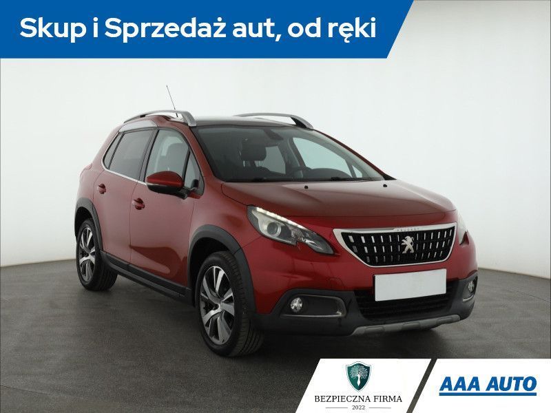 Peugeot 2008 1.2 PureTech, Salon Polska, Serwis ASO, Skóra, Navi, Klimatronic,