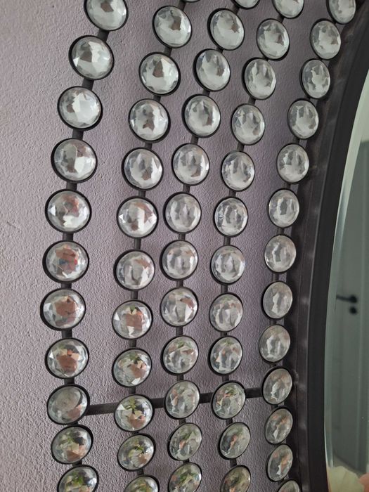 Lustro konsola glamour kryształ toaletka