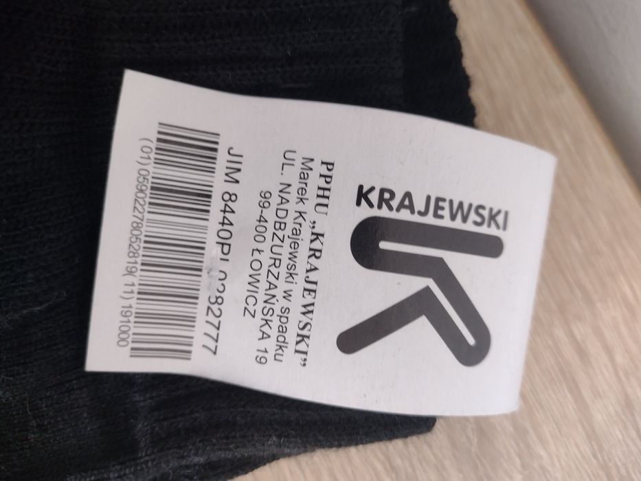 Skarpety wojskowe zimowe czarne męskie