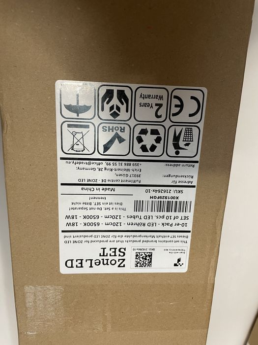 Świetlówki Led 120 cm