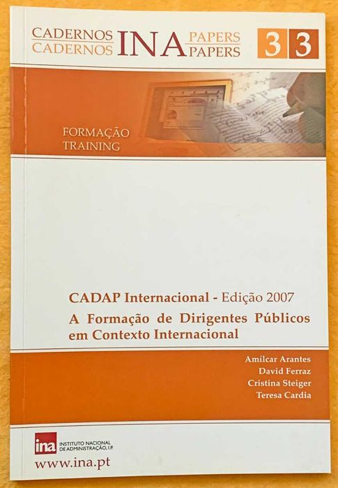 New Book: CADAP International - Training of Public Leaders in an International Context