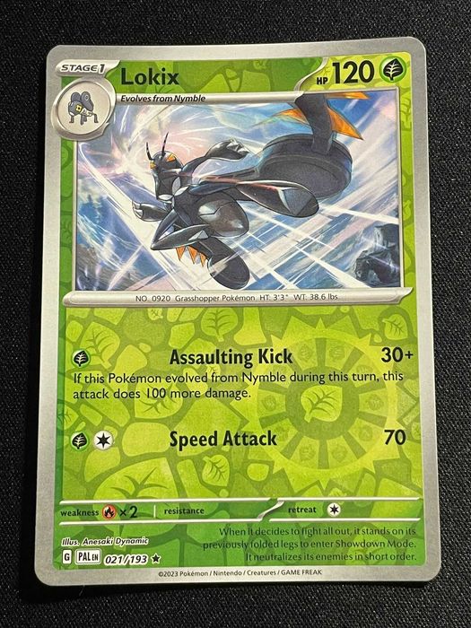 Carta Pokémon Lokix 21/193 Paldea Evolved
