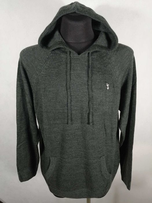 TOTTENHAM Nowy Sweter Męski z kapturem Kieszeń 3XL Official Oryginalny