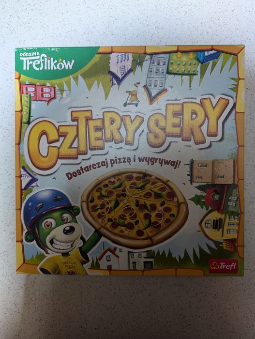 Cztery Sery - rodzinna gra planszowa od Rodzina Treflików