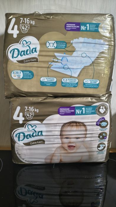 Pampers Dada 4 waga 7-16 kg 2op x 42 szt i 1op x 164szt