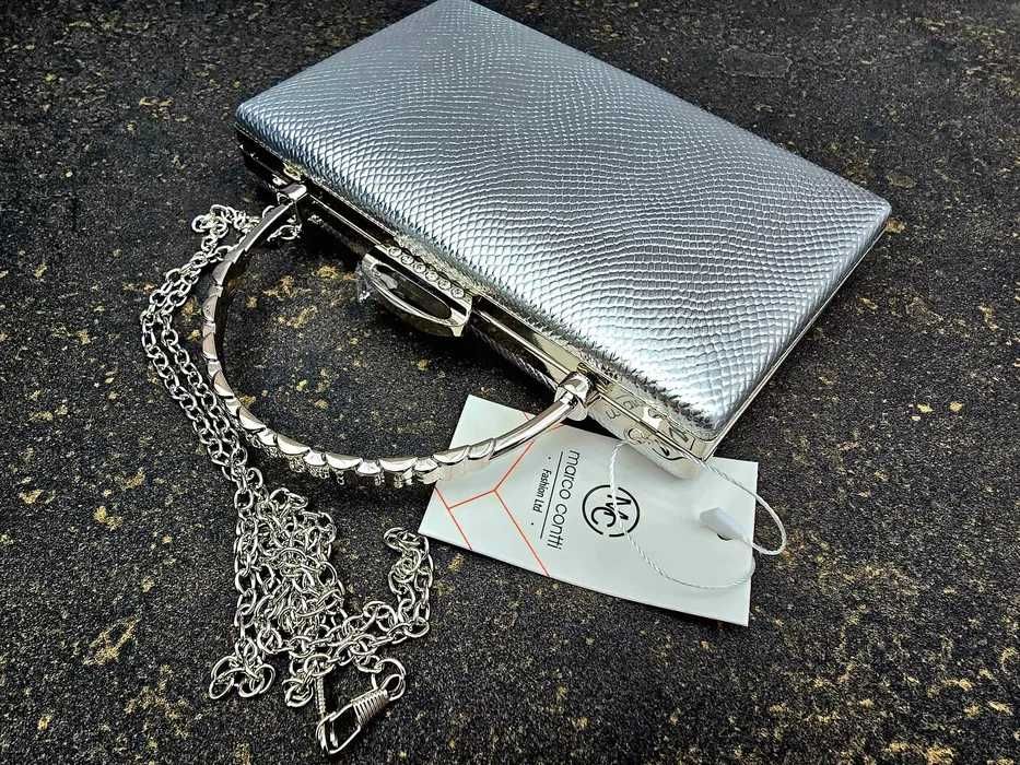 Marco Contti nowa torebka damska z łańcuszkiem stylowa