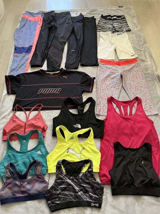 Спортивні топи, лосини, шорти Nike, Puma, Adidas