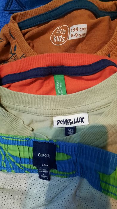 Cała wielka Ikea torba markowych ubrań r.134, chłopiec, Lauren,Gap,