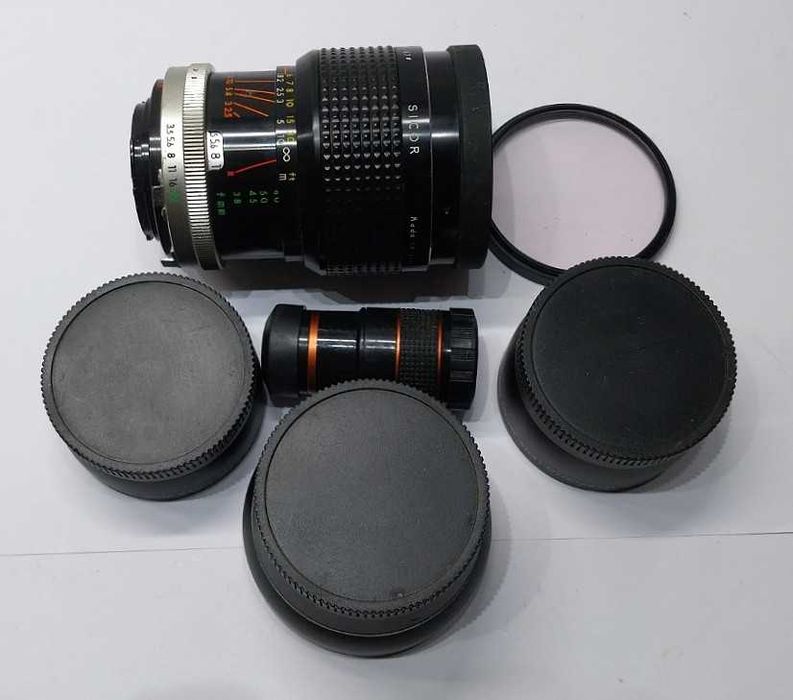 Lote lentes e objectiva cameras fotograficas macro
