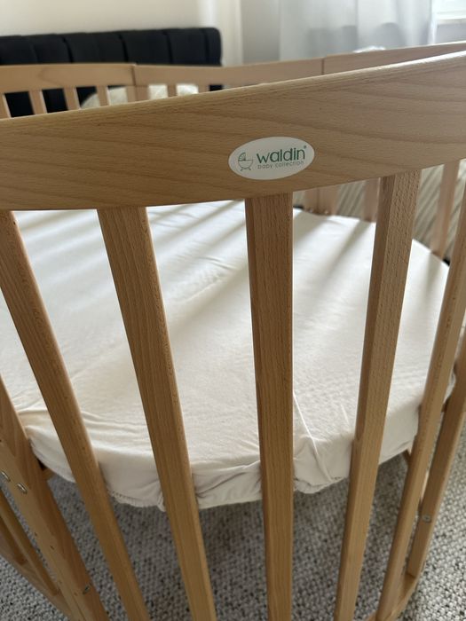 Łóżeczko Waldin 7w1 natural