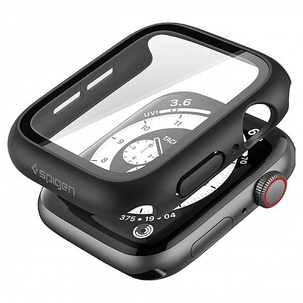 SPIGEN THIN FIT 360 APPLE WATCH 4 / 5 / 6 / SE 1 / 2 / 3 (44 MM) BLACK