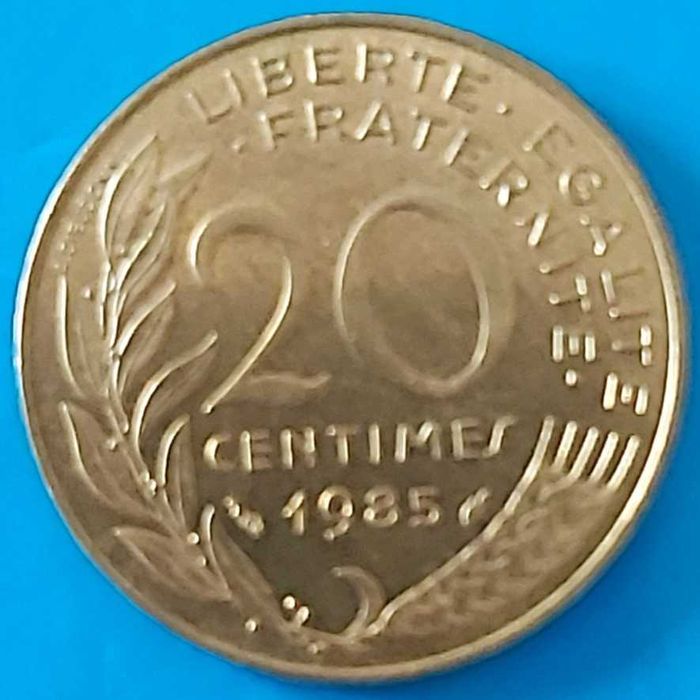 20 Cêntimos de 1985 de França