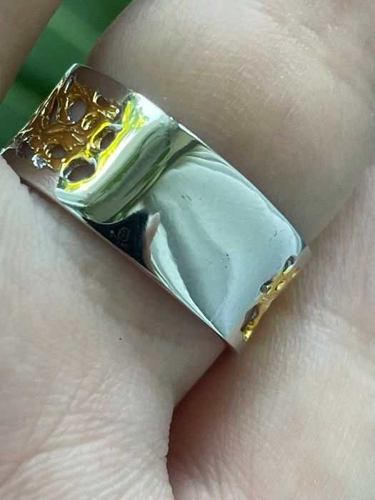 Кольцо из серебра 925 пробы с фиолетовым аметистом 6 мм, размер 18,5