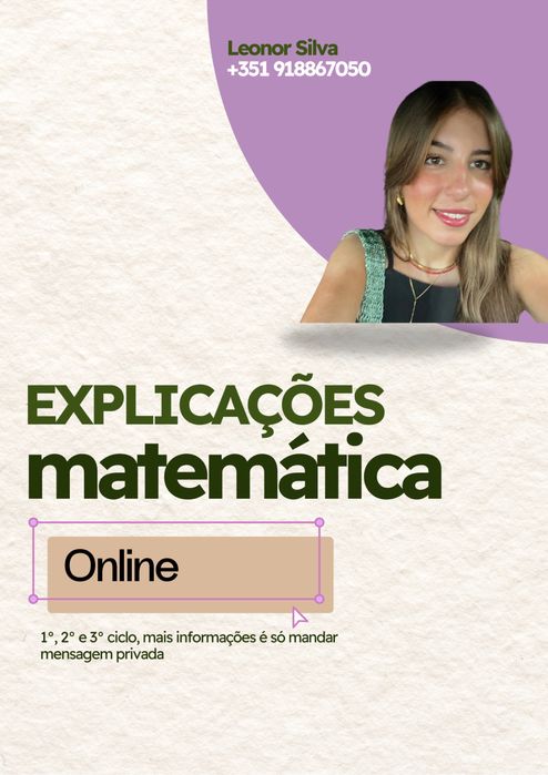 Explicações de Matemática