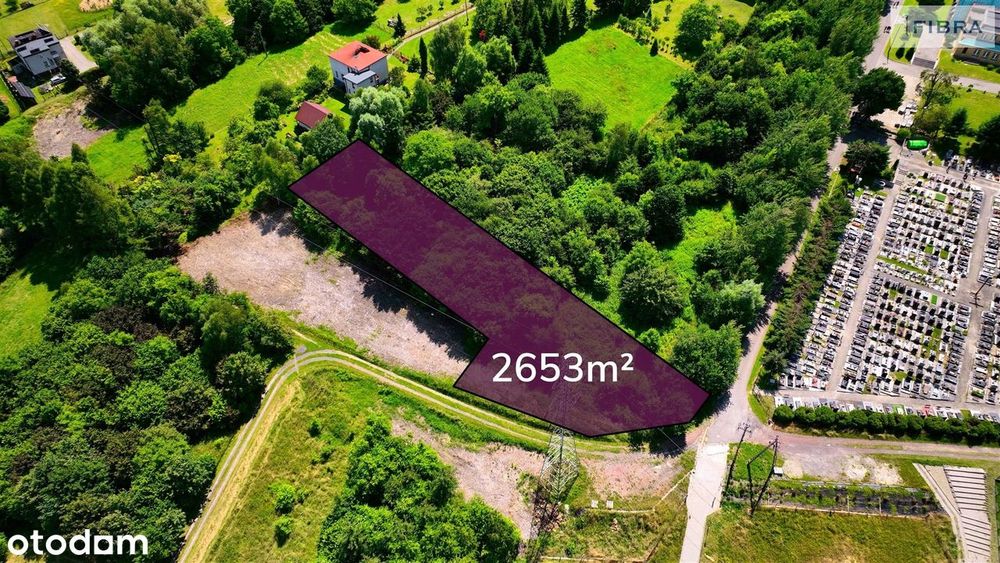 2653 m² + 1320 m² działka z pięknym widokiem Media - Więcej