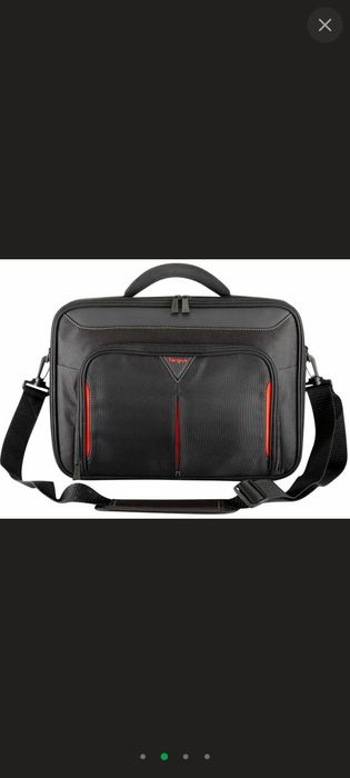 Класична сумка Targus Classic 14" ClamShell чорно-червоного кольору