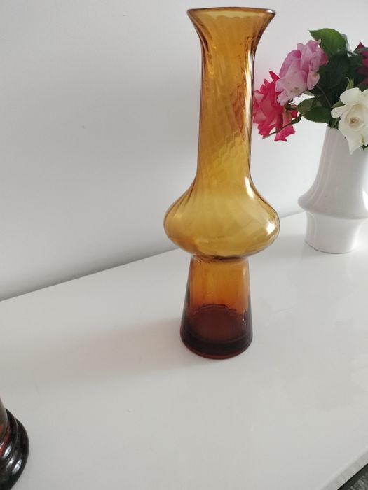 Wazon,szkło.prl.Starocie.