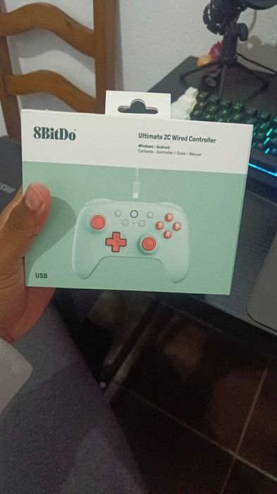 Controle 8BitDo Ultimate - Zero (Aberto só p/ teste) Negociavel