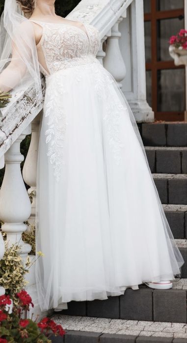 Suknia ślubna na duży biust