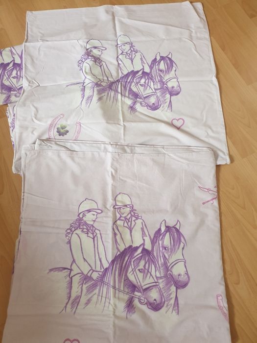 Posciel 2 kąplety dziewczęca motyw koń
