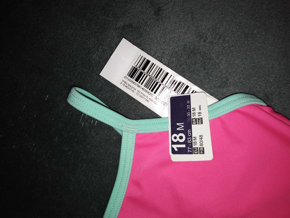 Kostium kąpielowy niemowlęcy Nabaiji Decathlon rozm. 18 months