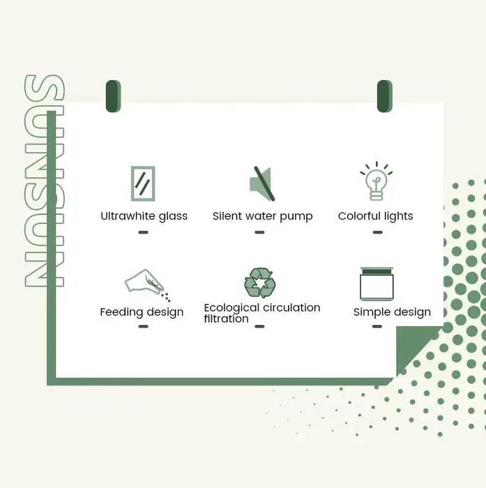 Акваріум комплект SunSun HNE-380 White 26 літрів Білий