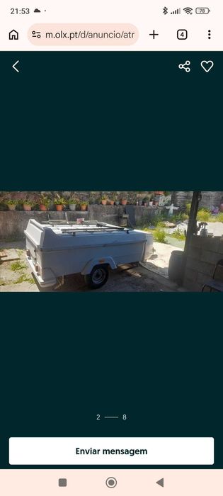 Vendo atrelado tenda