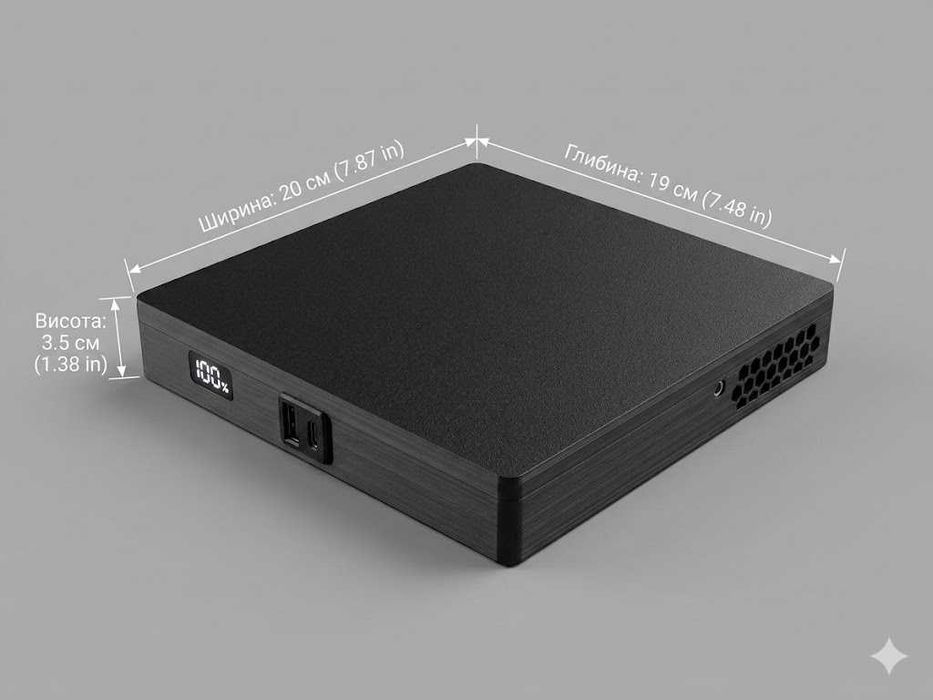 Потужний павербанк для роутера 12V (63000 mAh) | 20+ годин інтернету + Зарядка 5А