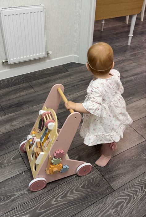 Дитячі ходунки-каталка Viga Toy PolarB з бізібордом