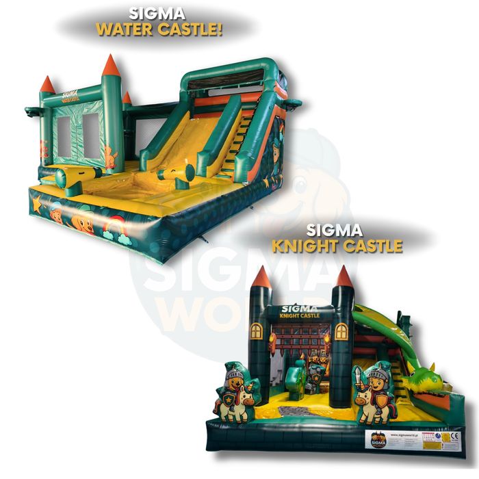 Dmuchany Zamek 3w1 – Skakaniec, Zjeżdżalnia, Basen Sigma World
