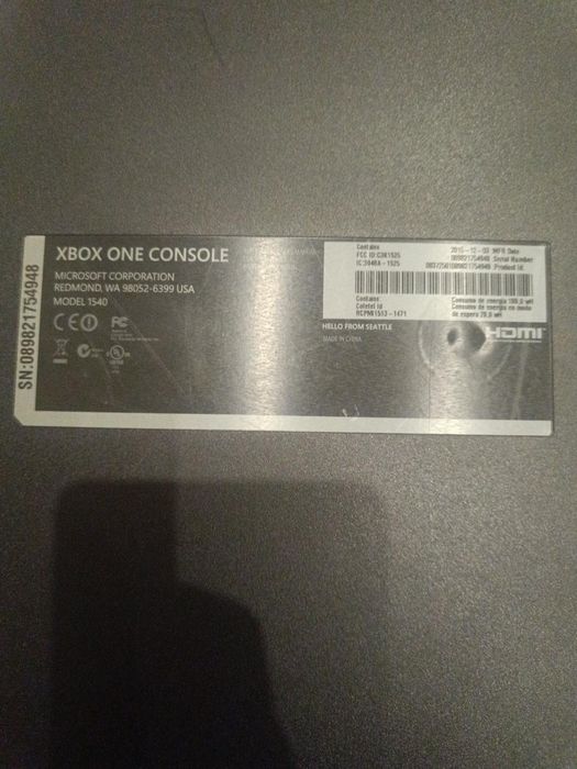 Konsola Xbox one