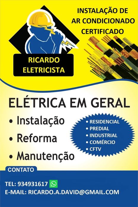 Eletricista e instalação de ar condicionado