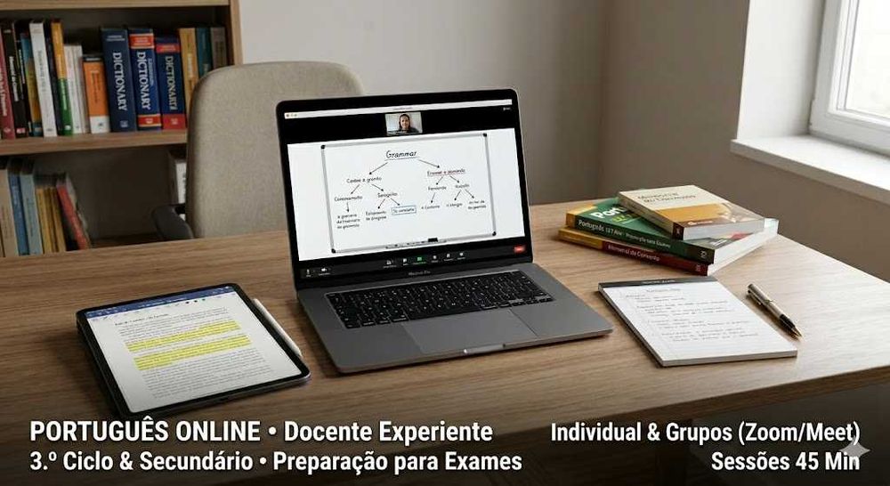 Explicações online  PORTUGUÊS 3⁰ Ciclo e Secundário