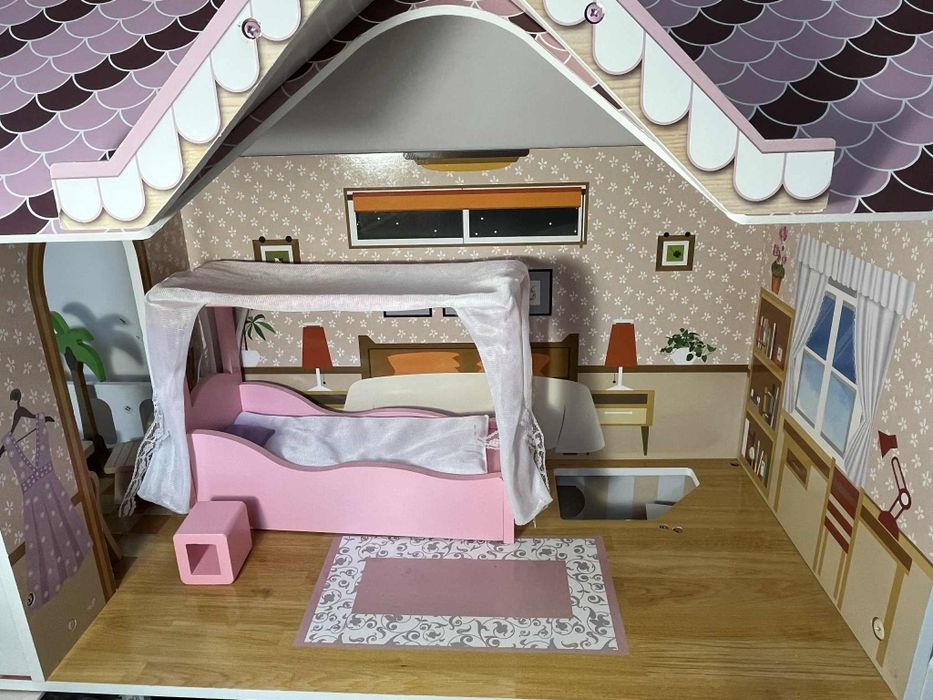 Duży domek dla lalek dla dziewczynki. 120cm