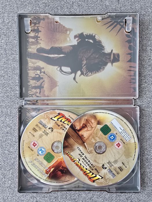 Indiana Jones e o Reino da Caveira de Cristal - DVD Edição metálica 2 DVDs