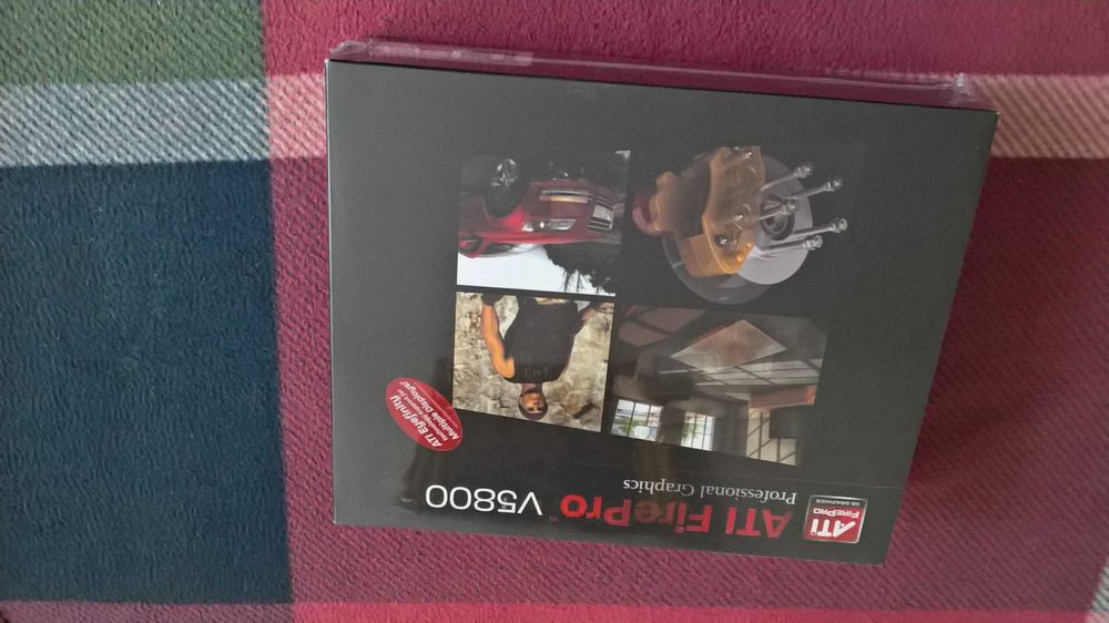 AMD - ATI  FirePro V5800 - nowa - new - Box - plomby - Windows 10