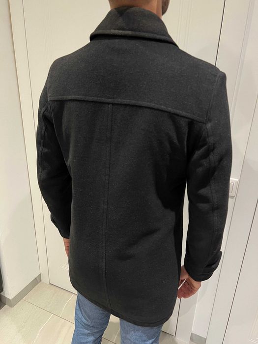 Płaszcz męski czarny