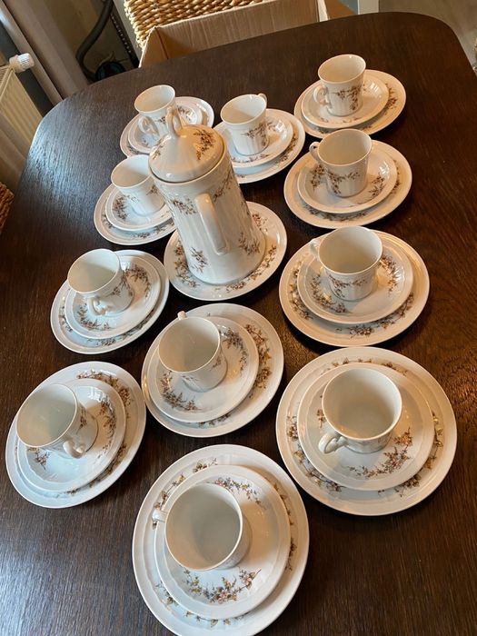 Serwis do Kawy Eschenbach Porcelana