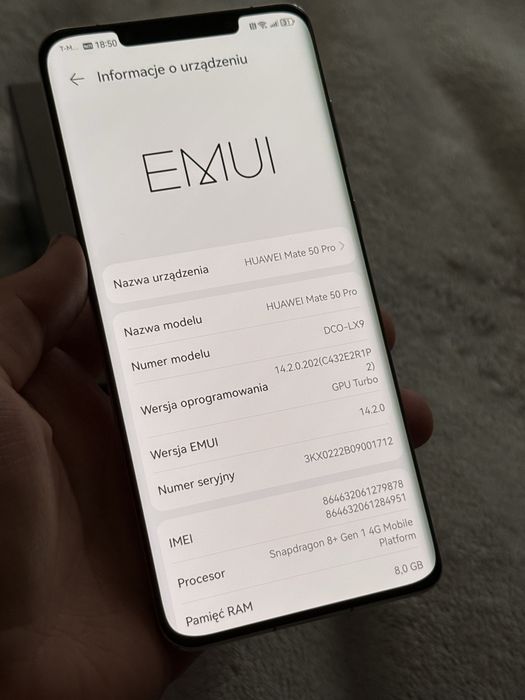 Huawei Mate 50 Pro, stan idealny!