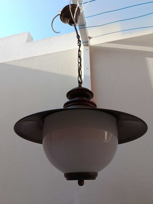 Candeeiro de Teto Suspenso Vintage - Abajur Metálico