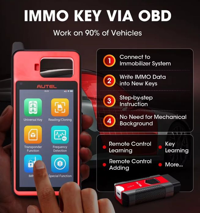 Autel MaxiIM KM100E – Máquina Programadora de Chaves