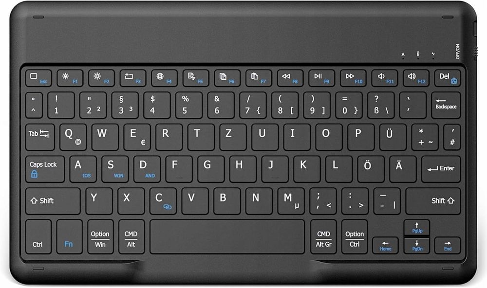 EasyAcc Niemiecka klawiatura Bluetooth, QWERTZ