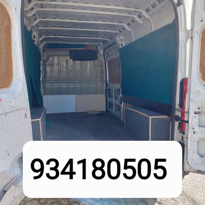 Aluguer Carrinha, frentes, Transportes urgentes só com condutor