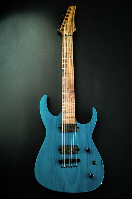 Gitara lutnicza Glaz SJ7, 7 strun, pickupy Hathor custom