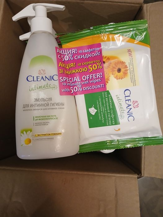 Гель для интимной гигиены и салфетки