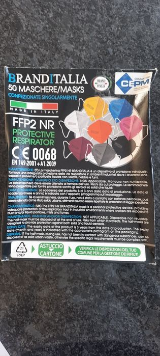 Maseczki FFP2 różowe 46 sztuk