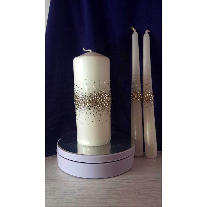 В наличии Семейный очаг свадебные свечи, весільні свічки. Пишите