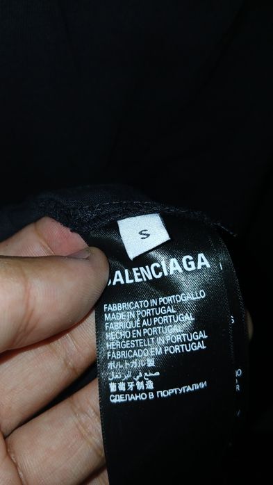 Balenciaga X Adidas Preta T-shirt