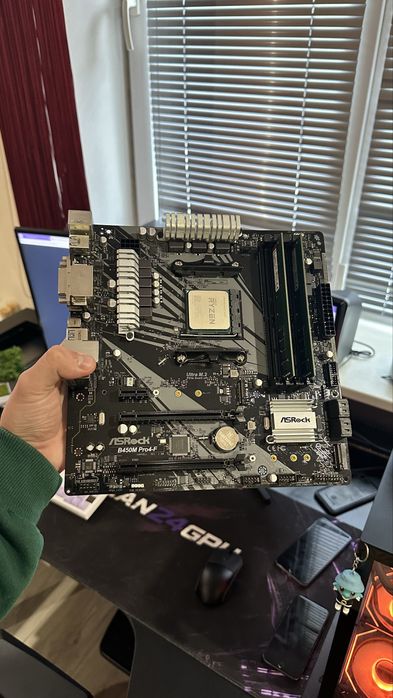 Комплект материнская плата + процессор ryzen 5 2600